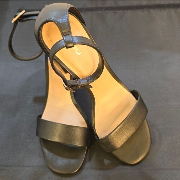 ALDO CHUNKY HEELS OPEN-TOE WOMEN'S DRESS SANDAL - Picture 9 of 16